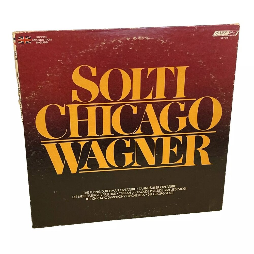 Solti Chicago Wagner (Vinyl, 1978) London CS 7078 VG LP Record Album